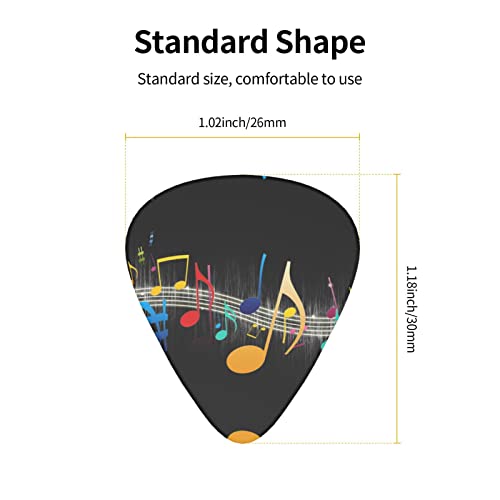 Ensemble de 12 médiators de guitare colorés pour guitare acoustique, guitare électrique, contrebasse, ukulélé - Les Beatles, Paul McCartney, John Lennon, RIngo Starr, George Harrison Ensemble de 12 médiators de guitare colorés pour guitare acoustique, guitare électrique, contrebasse, ukulélé – Image 5
