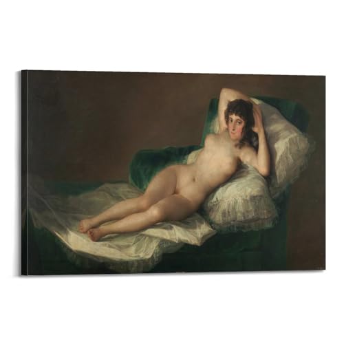 Poster The Naked Maja Goya pour salon chic et décoration de bureau moderne
