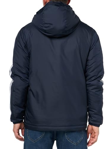 adidas Men's Essentials 3-Stripes Insulated Hooded Jacket2