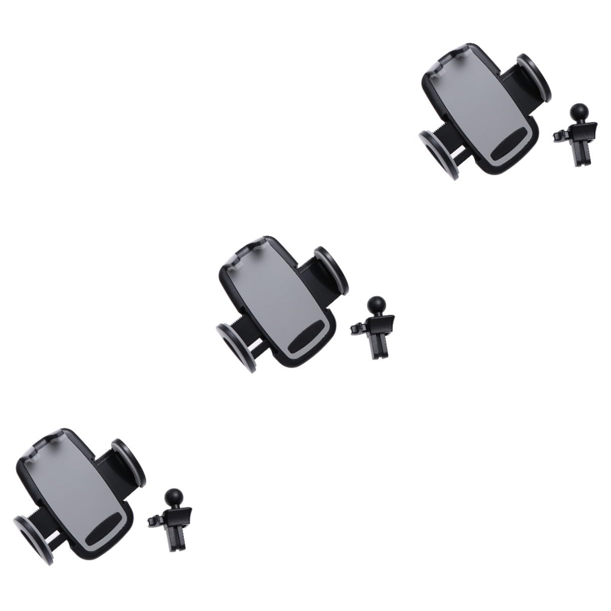 jojofuny Supporto Per Telefono Da Auto 3 Pezzi Girevole A 360 Gradi Facile Da Installare Per Smartphone Larghi 5-10 Cm