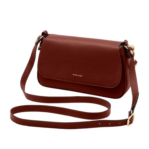 Mariart Mucuripe Bolsa Shoulder Transversal Feminina de Couro Bovino Legítimo (Terracota)
