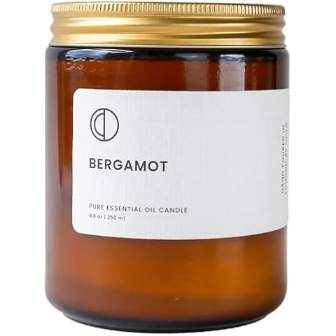 OCTŌ Bergamot Scented Candle with Essential Oils Cover