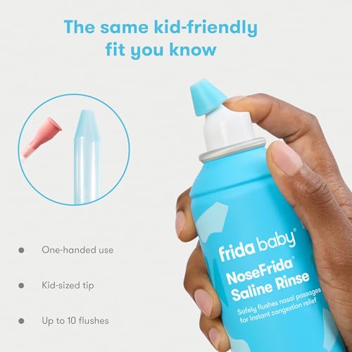 Frida Baby Saline Rinse for Toddler & Kids, Ages 2+, Sinus Rinse, Daily Use - image 6