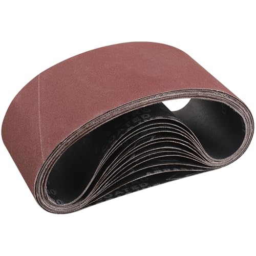 STEBRUAM Sanding Belt 100 x 560 mm,12PCS 180 Grit