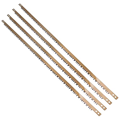 30 Extra Long Bow Saw Blade Trees Wet Green Wood Log Branches Cutter 4pk