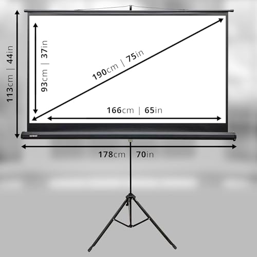 Écran de projection portable pour résoudre le manque d'espace home cinéma - 2