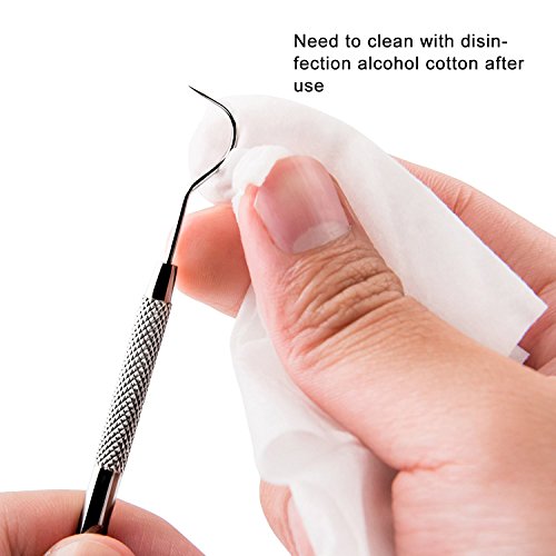 image for Dental Tools, Stainless Steel Dental Hygiene Kit Calculus & Plaque Rem