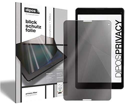 Protector de pantalla privacy dipos para proteger la intimidad en Medion Lifetab P8502 vertical