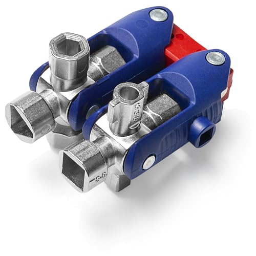 KNIPEX Universalschlüssel JointKey Quadro für gängige Absperrsysteme 63 mm, 00 11 06 V04