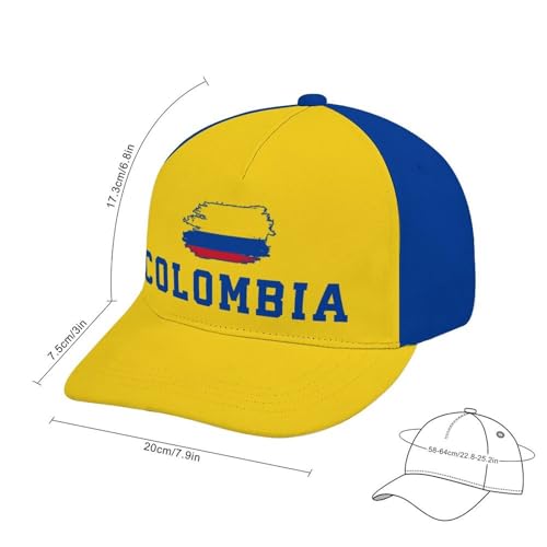 Image of Soccer National Team Baseball Cap for Men Women Adjustable Snapback Summer Sun Hat Game Day Hat for Soccer Fans