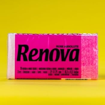 Renova ROSE ABSOLUTE Pocket Tissues 6 Packs Renova Red Label Kitchen Paper Pink Regular