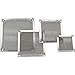 Lot de 2 grilles de ventilation en aluminium - 40 x 40 mm