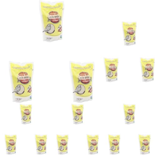 Tyrol | Vogelsand 1kg für Vogelkäfig | Käfig-Sand mit Anis für Vogel -Hygiene, Wohlbefinden & Samenverdauung | 1 Beutel, Vogelsand 1,150kg | Für Haustiere und Vogel-Dekoration (Packung mit 5)