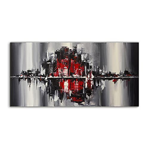 Tableau acrylique paysage 100x50 cm pour salon et chambre