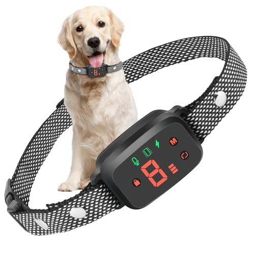 Adiwo Anti-aboiement Intelligent, Collier de Dressage...