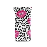 pnyoin Soft Eyeglass Cases for Women Squeeze Top Leather Pouch Stylish Sunglass Pouch Reading Glasse