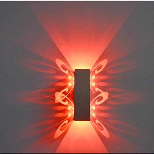 Preisvergleich Produktbild Schmetterling Spinnennetz Aluminium Wandleuchte Einfache Kreative Mode Persönlichkeit Nachtlicht Wohnzimmer Schlafzimmer Dekoration Balkon 2 Watt Tischlampe 20X6X6 Cm, C