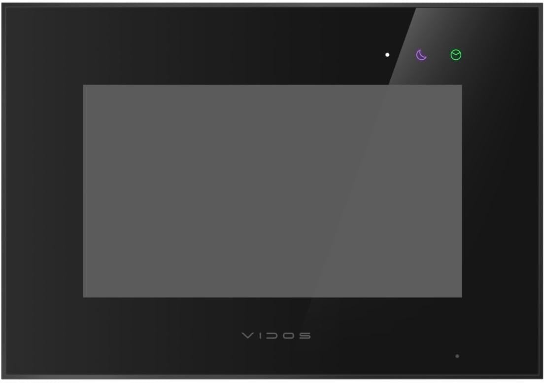 Vidos X M10B-X 7" Monitor LCD Wideodomofon Czarny z Ekranem Dotykowym