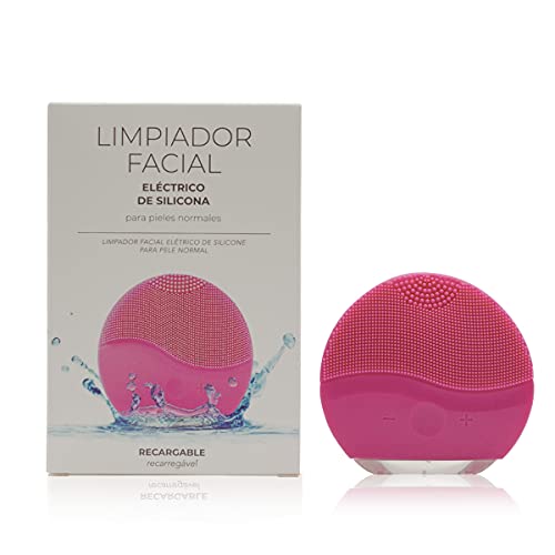 Limpiador Facial Electrico Silicona. Cepillo Masajeador. Para Rutina de la Cara y Skincare. Anti-envejecimiento. Suaviza la Piel y Reafirma. Resistente al Agua.