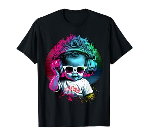 Baby DJ, design, music fun, mixe and radio, festival rock T-Shirt