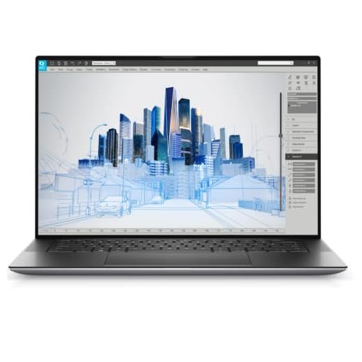 Dell Precision 5560 15.6" 11th Gen Core i7-11850(8-Core) 512GB PCIe SSD 32GB RAM 4K UHD (3840x2160) IPS Touch NVidia T1200 4GB Win 11 PRO (Renewed)
