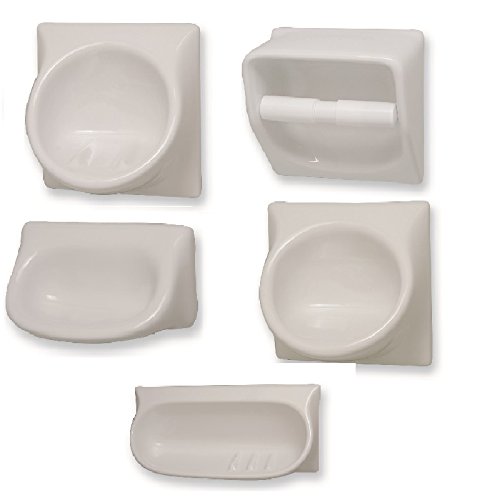 acquastilla 116405 accesorios de porcelana para baño