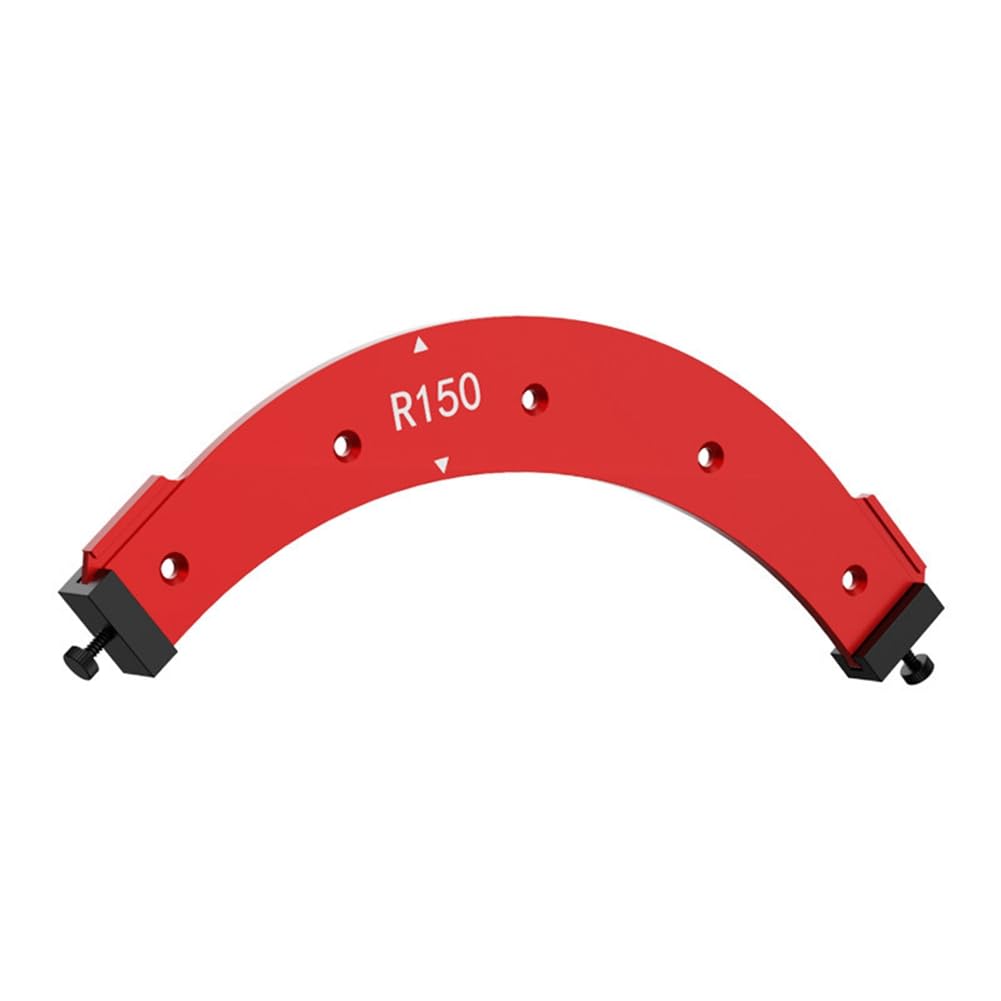 Littimoon Inner/Outer Corner Large Arc Mold Electric Router Slotting Template Woodworking Curved Angle Chamfering Template Tools