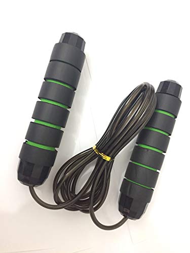 OVJ Green Fitness corde à sauter d'entraînement PVC fil d'acier roulement corde