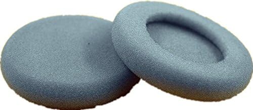 Replacement Ear Pad Cushion Earpads for Sennheiser PX100, PX100-II, PX200, PMC150, PMC200, PMC250, PMX100, PMX200, HX50, PXC150, PXC200, PX80, PC130, ATH-ES3, ATH-FW33, PC35 Headphones (Grey Foam)