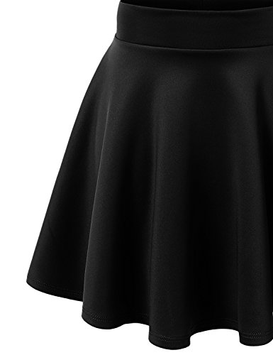 CTC Womens Basic Versatile Strechy Flared Skater Skirt - Made in USA4