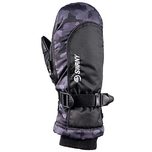 Image of Swany Junior Softy 2.1 Warm Insulated Durable Flexible Toaster Leather Palm Winter Sports Mittens
