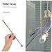 POPETPOP Bird Cage Cleaning Tools Set Brass Bird Poop Remover for Pigeon Poop Removal