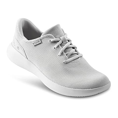 Kizik The Madrid Eco-Knit Slip-On Sneakers, Casual Trendy Shoes for Women and Men Madrid Pebble Grey Wide M11 / W12.5 Cover