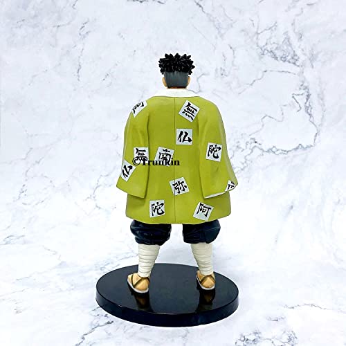 Image of Trunkin Demon Slayer Gyomei Himejima Action Figure The Stone Hashira Figurine Standie Collectible Figure Manga Weeb, 3.94 Inch, 10 cm