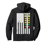 Drag Racing Flag American Drag Racer Drag Strip Tree Light Pullover Hoodie