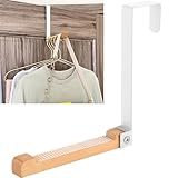 Facile à installer : aucun outil nécessaire. Il suffit de l'accrocher à la porte pour créer un espace de suspension supplémentaire en quelques secondes. Fonctionne comme une solution de rangement rapide pour garder votre espace organisé et sans encombrement.