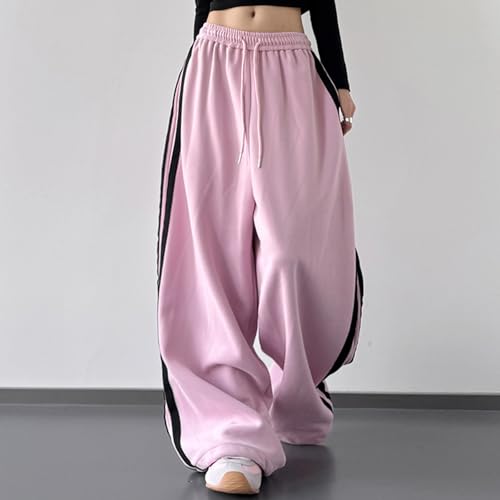 Pantalon de jogging ample femme avec cordon de serrage style rétro US