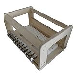 12 Wire Wooden Soap Cutter, Loaf Soap Cutter, Multi Soap Cutter, Color Beige (1'' = 2.5cm)