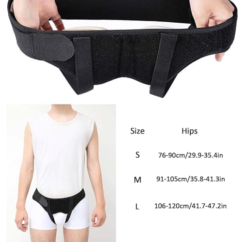 Faja para Hernia Unisex, Soporte Bilateral Ajustable (Mediano) miniatura 2