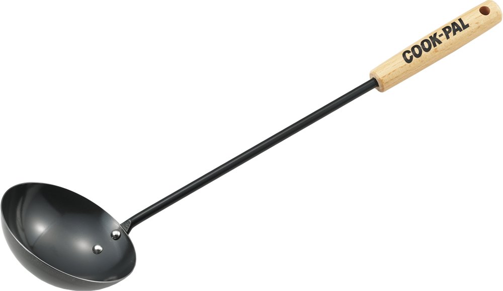 ????(Yoshikawa) Chinese Cookpal Ladle, 40.8cm, black (black 19-3911tcx)