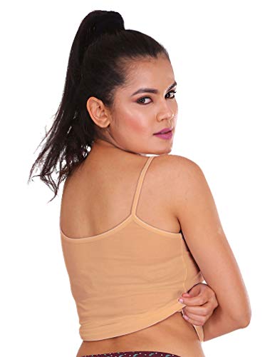Image of Aimly Women's Cotton Regular Fit Camisole Slip Pack of 3