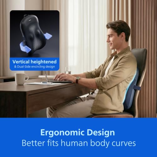 PHILIPS Back Massager with Heat, 4D Kneading Massage Pillow for Back, Neck - image 6