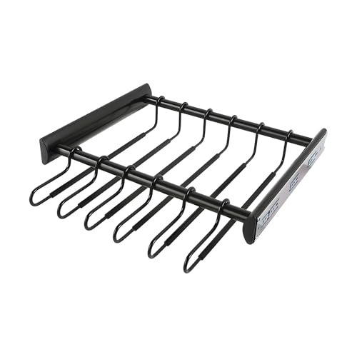 Brixwell QIKT-003 Hanger Pants Rack Pull Out Black Finish