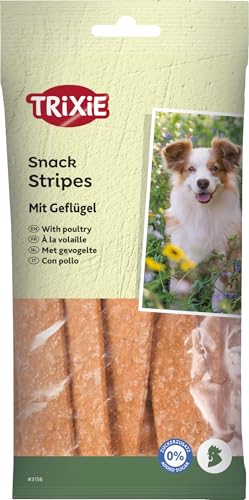 Trixie Snack Stripes - Hundesnack mit Geflügel - ohne Zuckerzusatz - 10 Snacks - 100 g Verpackungsgewicht - 3156
