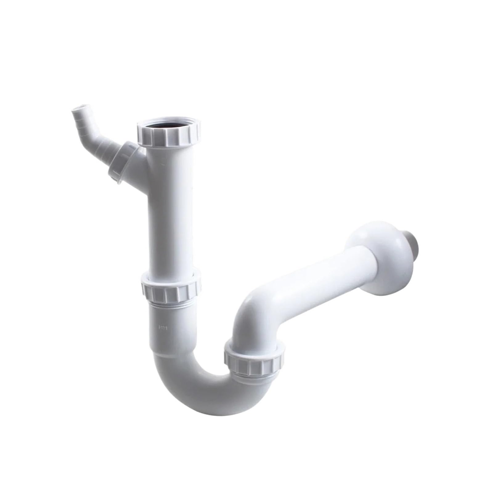 Jweinenl One Color 1Pc Kitchen Sink Drain Pipe Wall Mounted U Bend Connects Dishwasher Water Outlet Sink Basin Pipe, Dishwasher Water Connector
