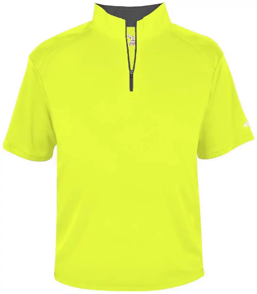 badger sport B-Core S/S 1/4 Zip Safety Yellow/Graphite 2X-Large-picture-33