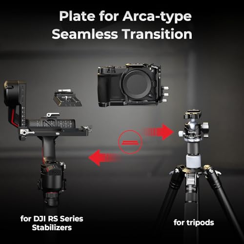 Image of SMALLRIG HawkLock Quick Release Extension Cage for Nikon ZR with a Handle, Built-in Quick-Release Plate for Arca, Suitable for DJI RS 2 /RSC 2 /RS 3 Pro /RS 4 Pro Stabilizers and Tripods, 5904