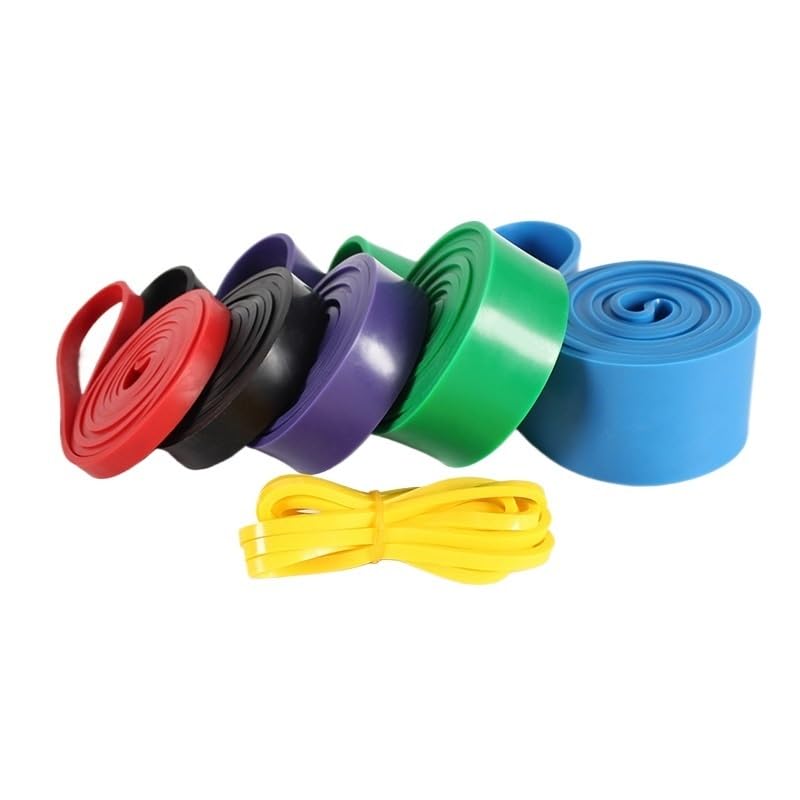 Fitness Widerstandsband aus TPE, Klimmzughilfe Band, Trainingsband für Krafttraining, Muskelaufbau, Dehnen, Physiotherapie und Rehabilitation, 2080mm