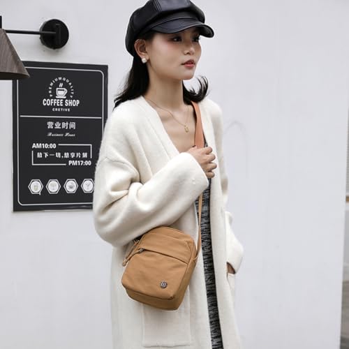 Image of Casual Nylon Crossbody Purse Bag Waterproof Lightweight Shoulder Bag for Women Handbag