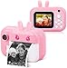 NCRD Camera for la macchina fotografica Kids Girls 2 4MP Bambini fotocamera digitale, macchina fotografica Bambino Camera bambini selfie video Fotocamera giocattolo for bambini 2,4" di schermo for i b